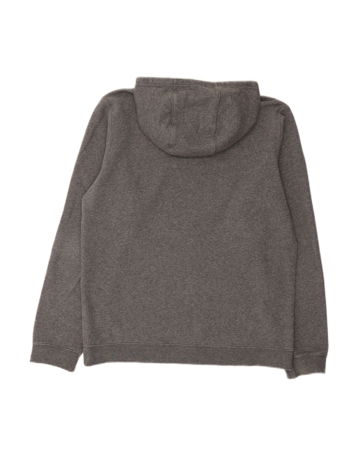 NIKE Mens Hoodie Jumper Médio Cinza Algodão