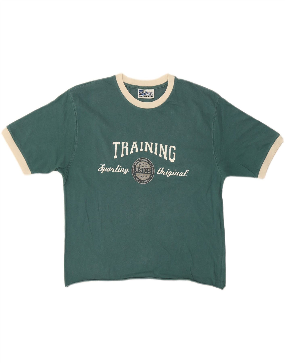 Camiseta gráfica feminina ASICS UK 14 grande verde