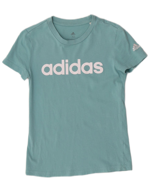 Camiseta Adidas Feminina Graphic Top UK 4/6 XS Turquesa