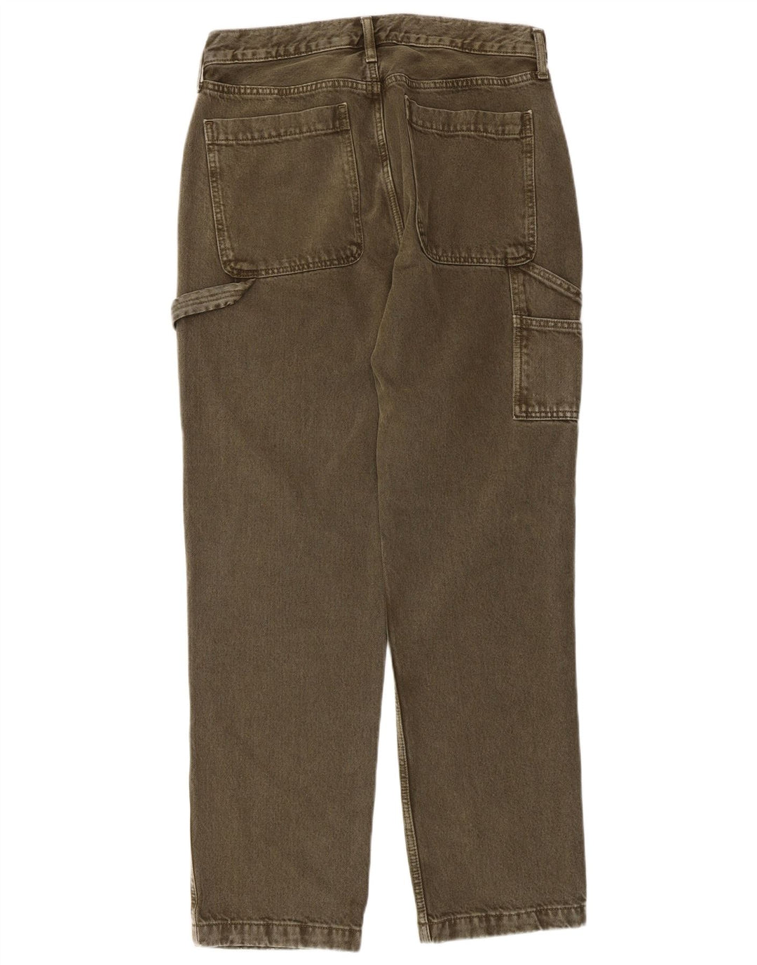 Calça cargo masculina ABERCROMBIE & FITCH folgada W32 L32 cáqui anos 90