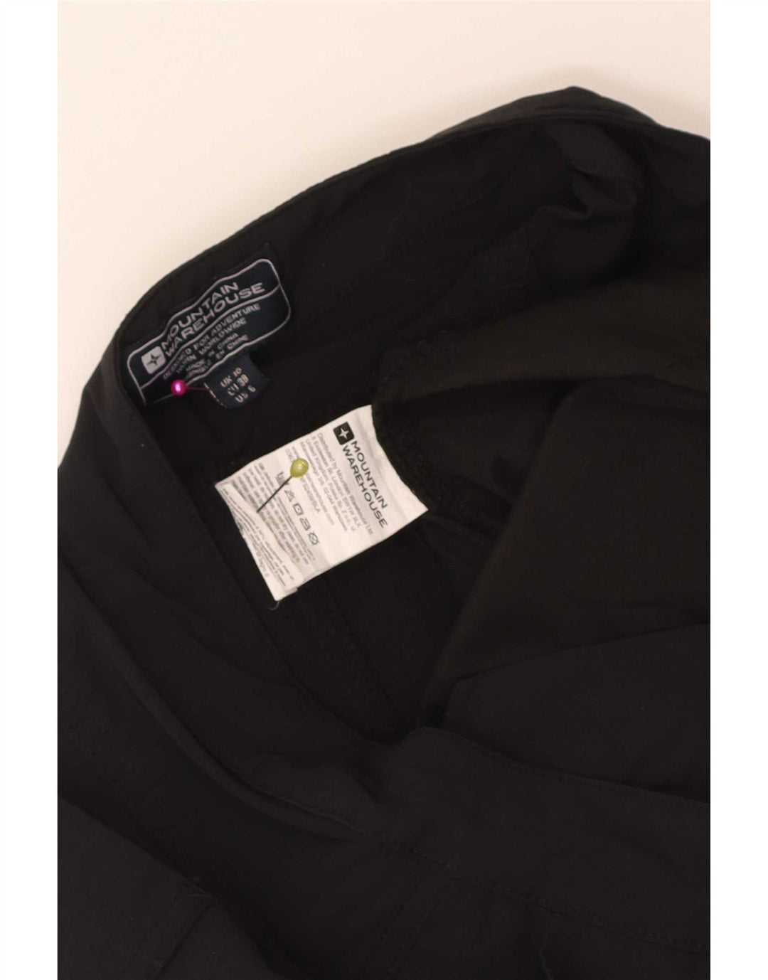 Calça cargo feminina Mountain Warehouse UK 10 pequena W28 L28 preta