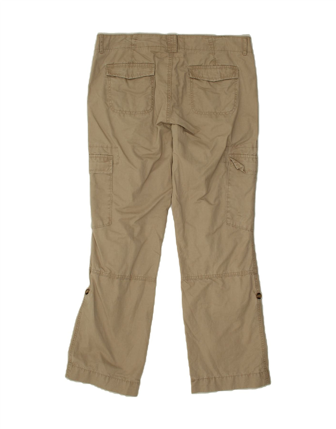 DOCKERS Womens Straight Cargo Trousers US 10 Large W34 L29 Beige Cotton Vintage Dockers and Second-Hand Dockers from Messina Hembry 