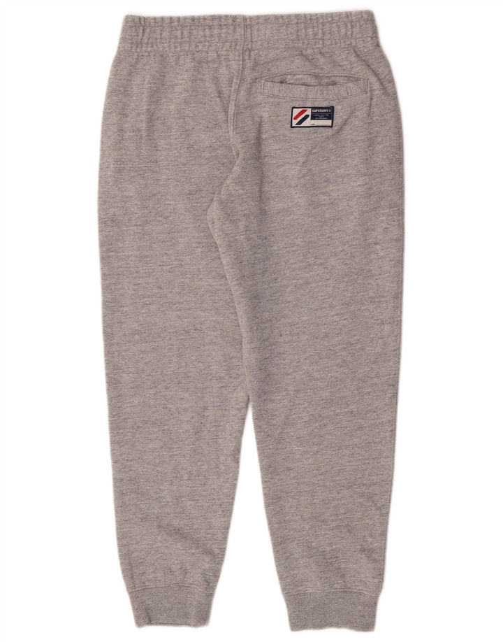 Calça de treino masculina Superdry Graphic Joggers cinza médio manchado
