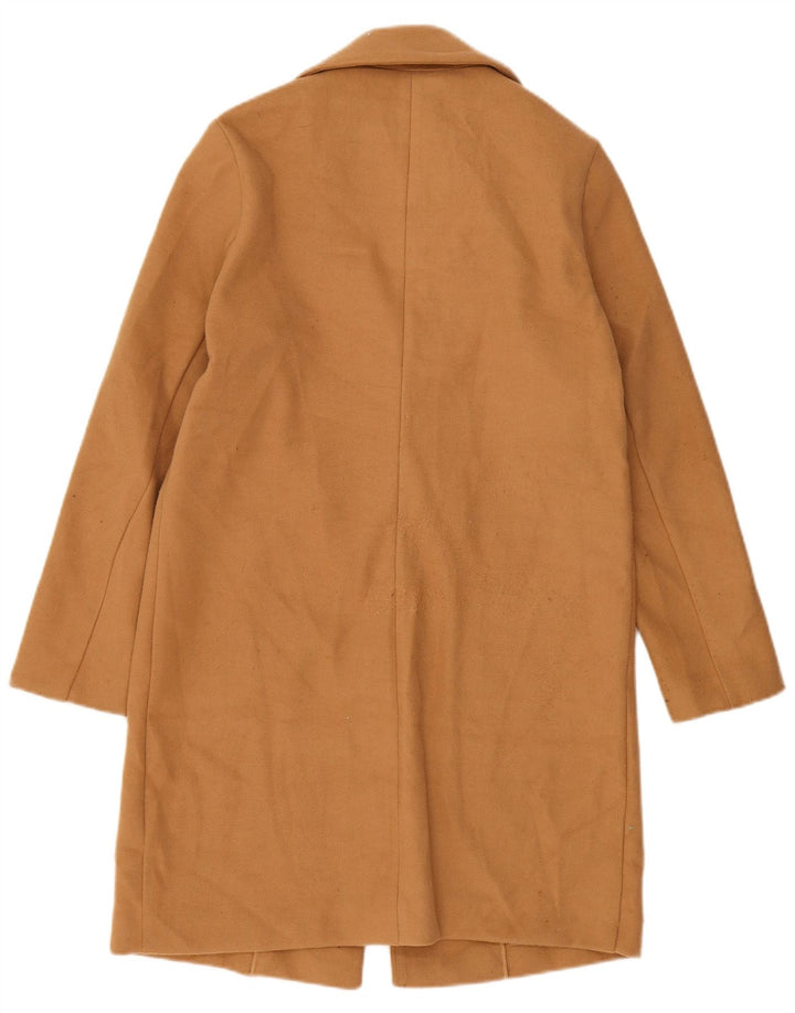 Sobretudo feminino Marks & Spencer UK 10 pequeno poliéster bege