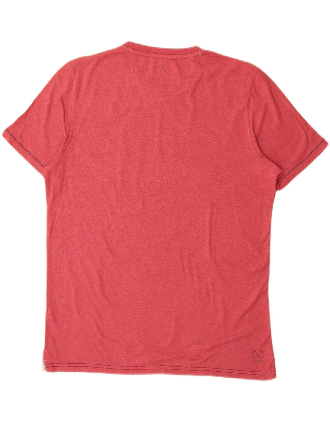 Camiseta gráfica masculina FAT FACE Top grande de algodão vermelho