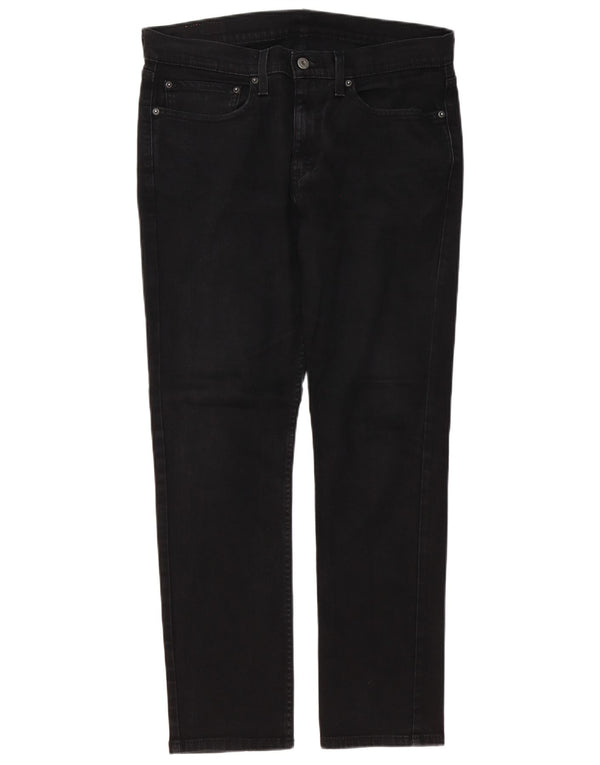 Levi's Mens Jeans Slim W34 L32 Algodão Preto