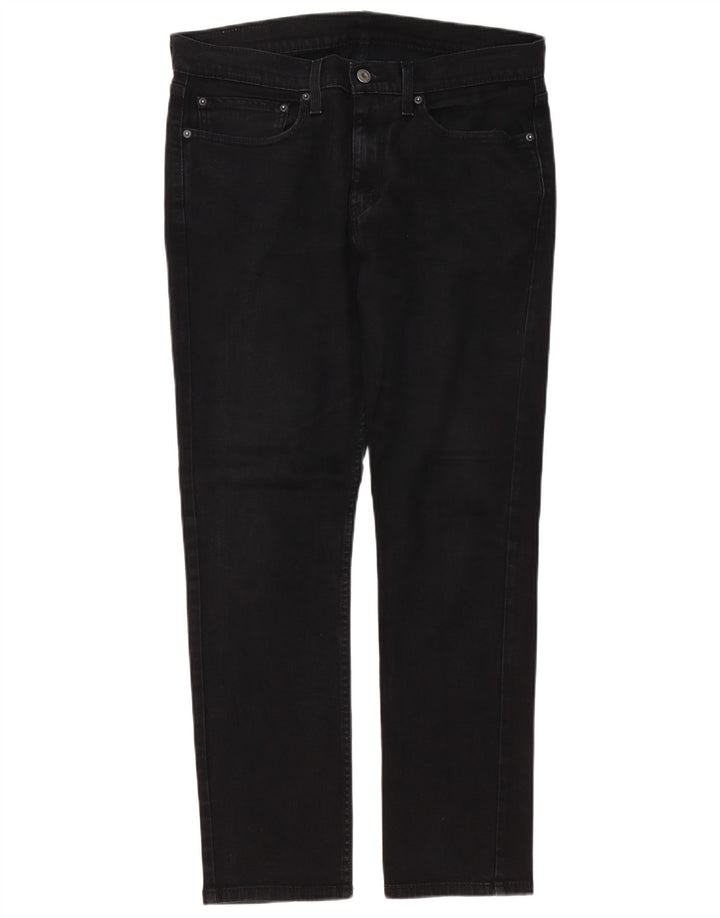 Levi's Mens Jeans Slim W34 L32 Algodão Preto