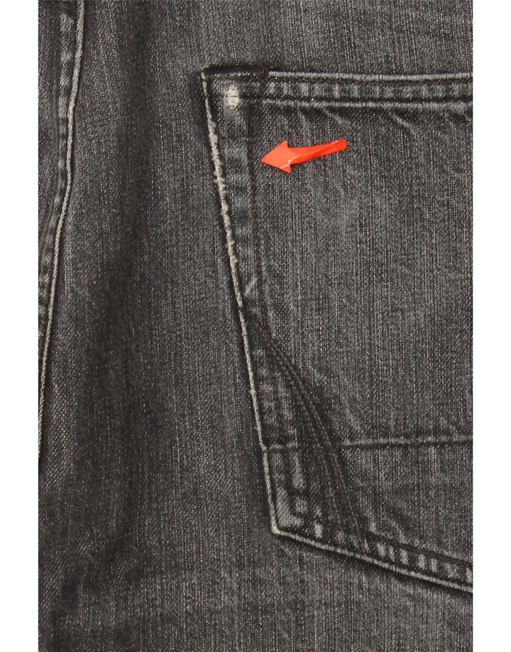 All Saints Mens Jeans Slim W34 L27 Algodão Preto