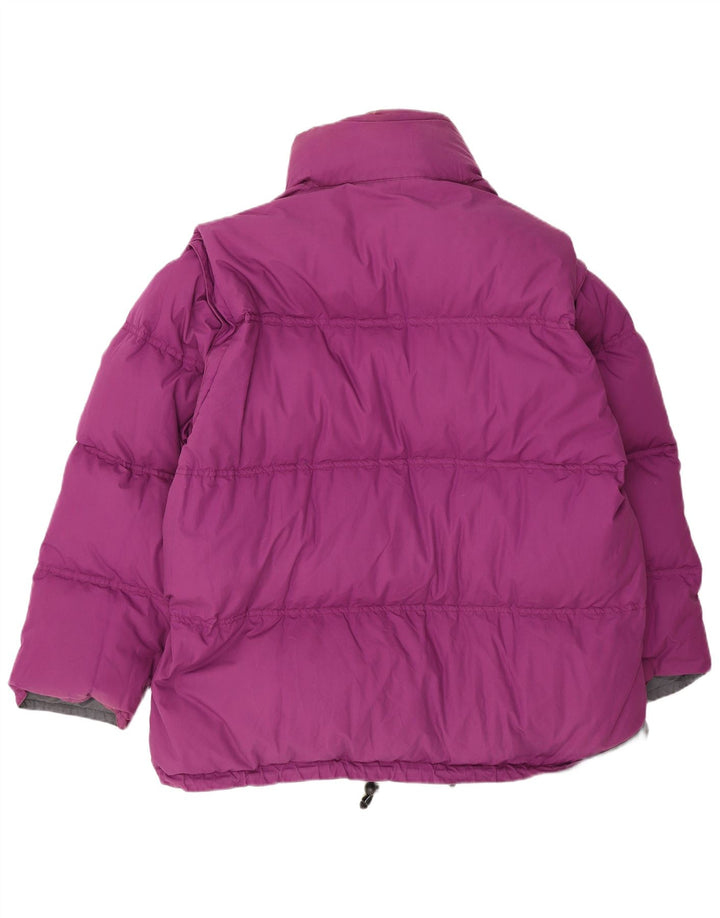 Jaqueta acolchoada reversível masculina Lotto UK 42 XL poliéster cinza