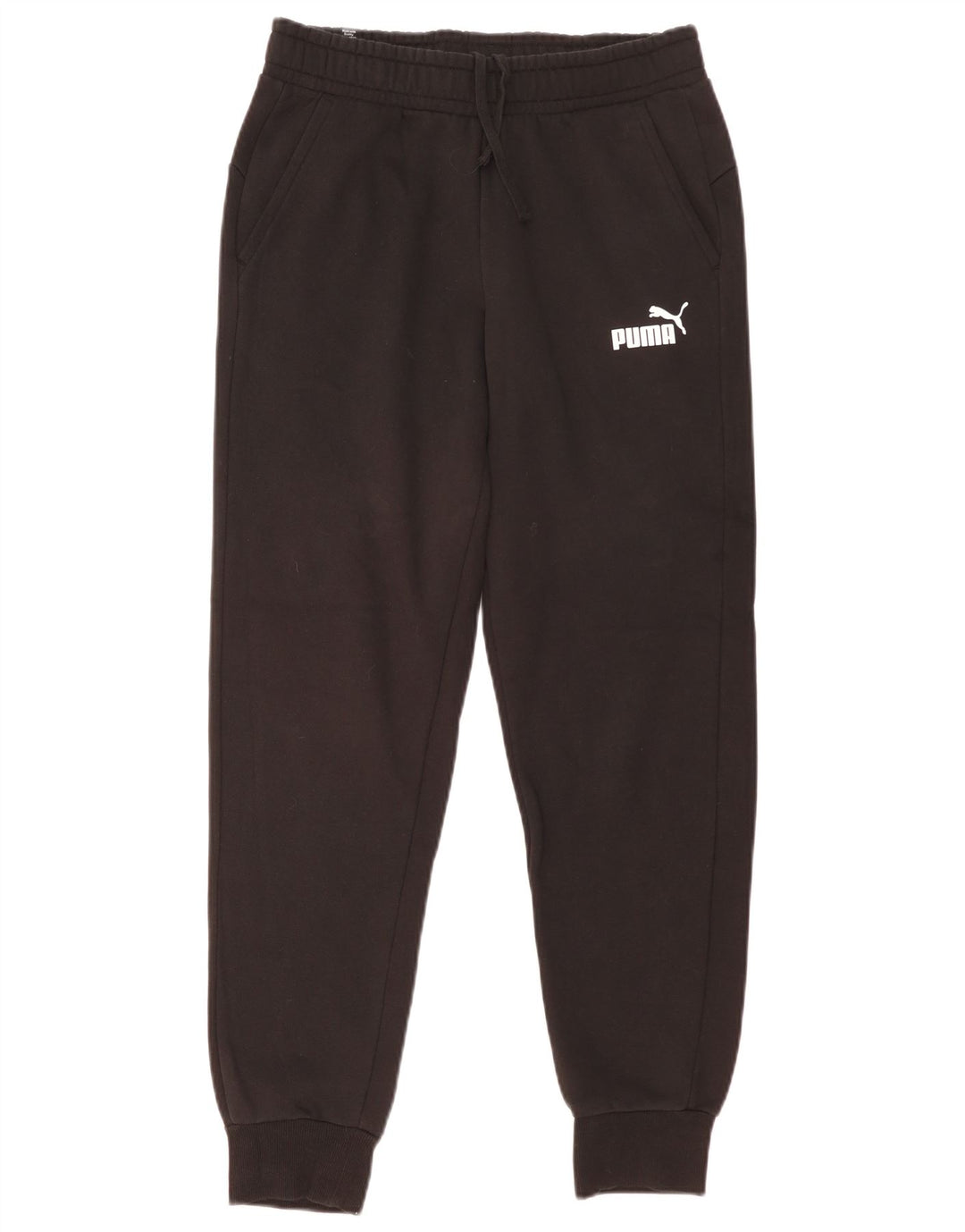 Calça de treino masculina Puma Joggers médio algodão preto
