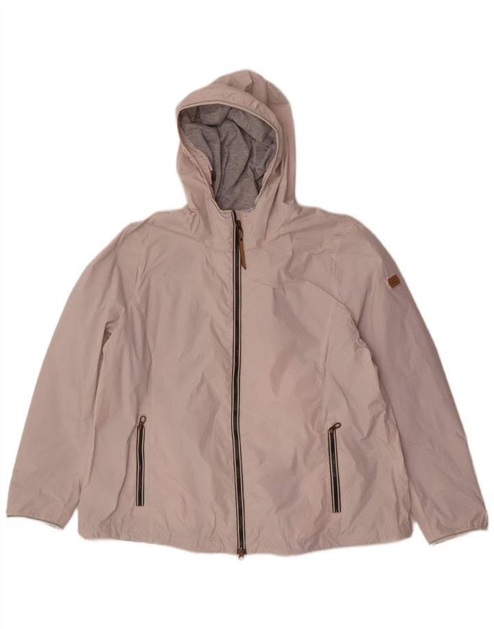 Jaqueta corta-vento masculina Camel Active com capuz EU 48 poliéster bege médio