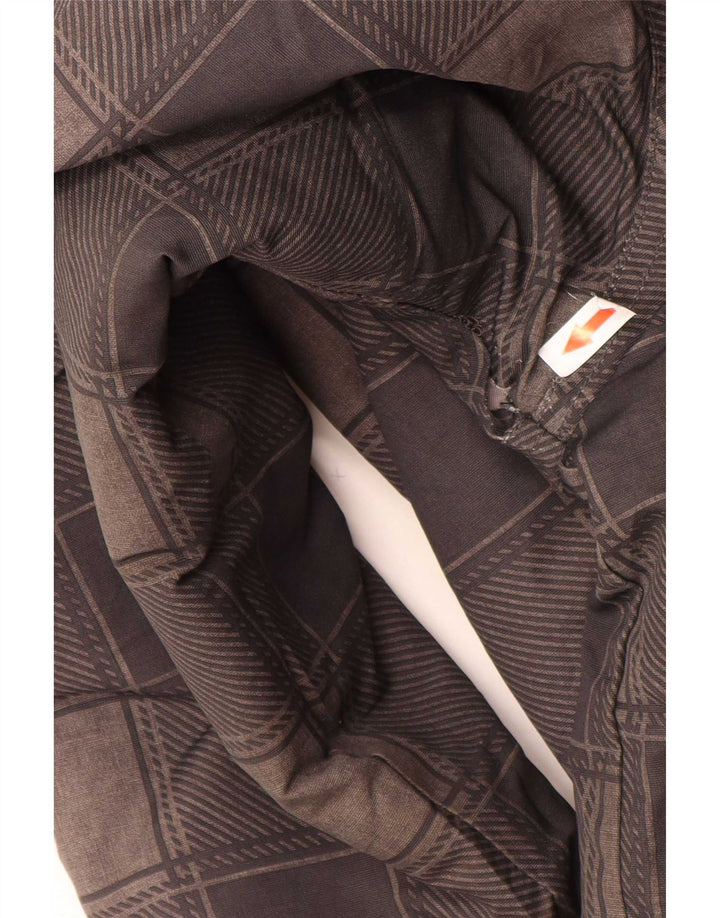Jaqueta bomber com capuz para meninos Quiksilver 15-16 anos poliéster xadrez cinza