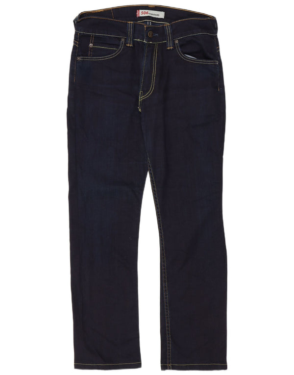 Calça Jeans Levis Masculina 506 Standard Fit Straight W32 L28 Azul Marinho