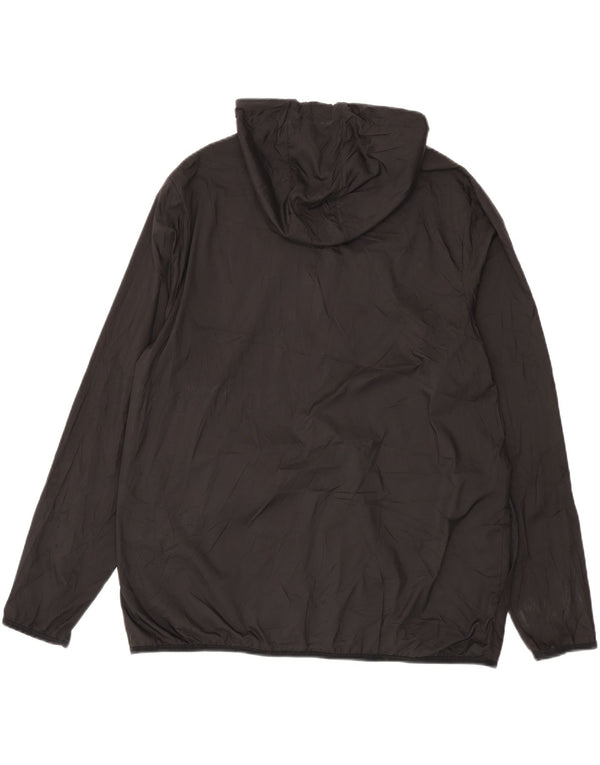 Russell Athletic Mens Training Fit Jaqueta de chuva com capuz Reino Unido 42/44 Grande Preto