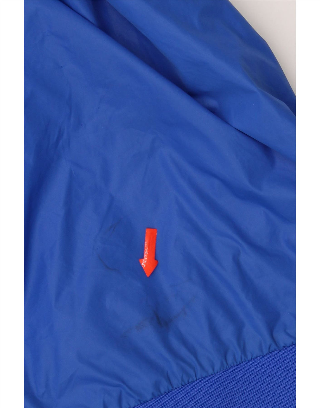 Jaqueta de chuva feminina com capuz Carhartt UK 14 médio azul colorblock nylon
