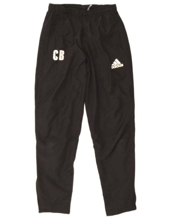 Adidas Mens Climalite Graphic Calças de treino pequenas pretas