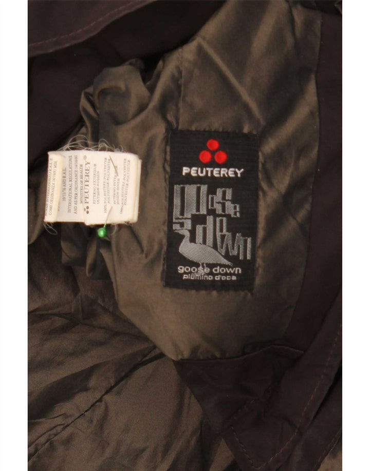 Jaqueta acolchoada feminina PEUTEREY UK 18 XL poliéster marrom
