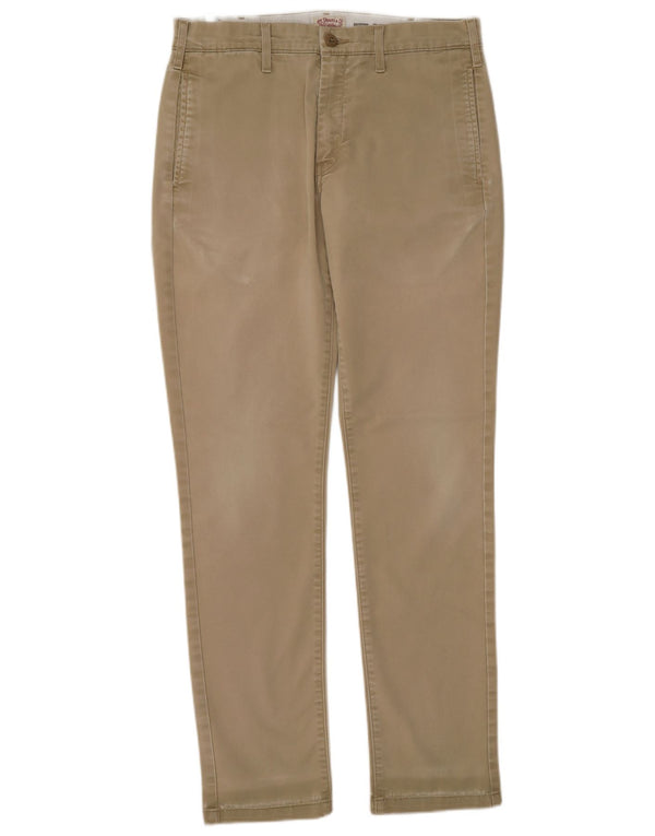 Calça Levi's Masculina Slim Chino W30 L32 Algodão Bege
