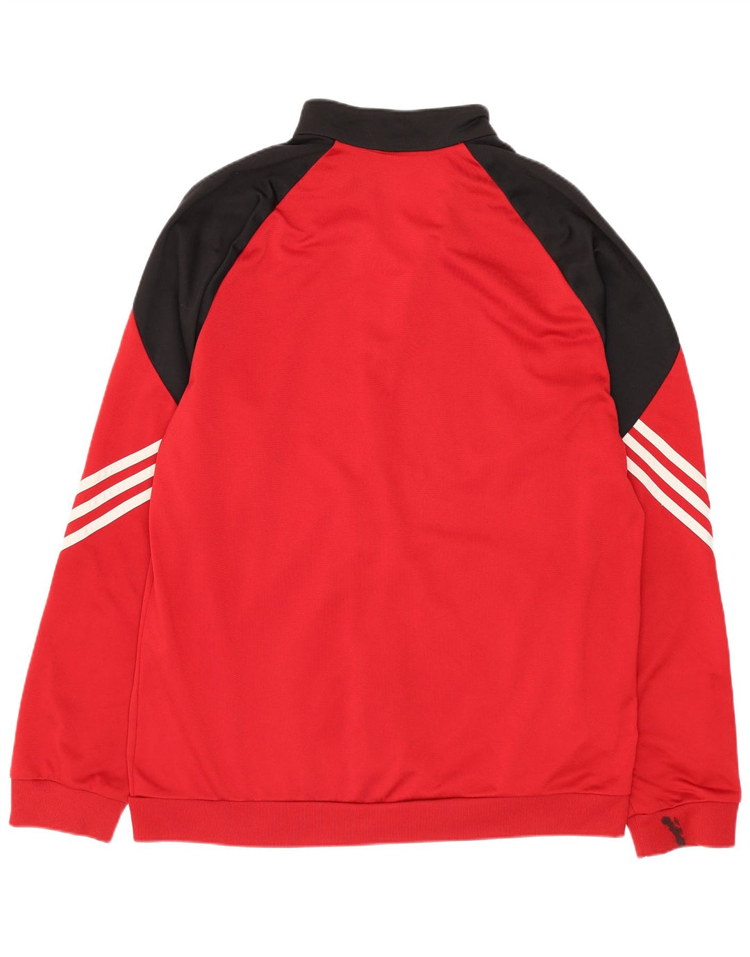 Adidas Mens Treino Top Jaqueta Grande Poliéster Vermelho