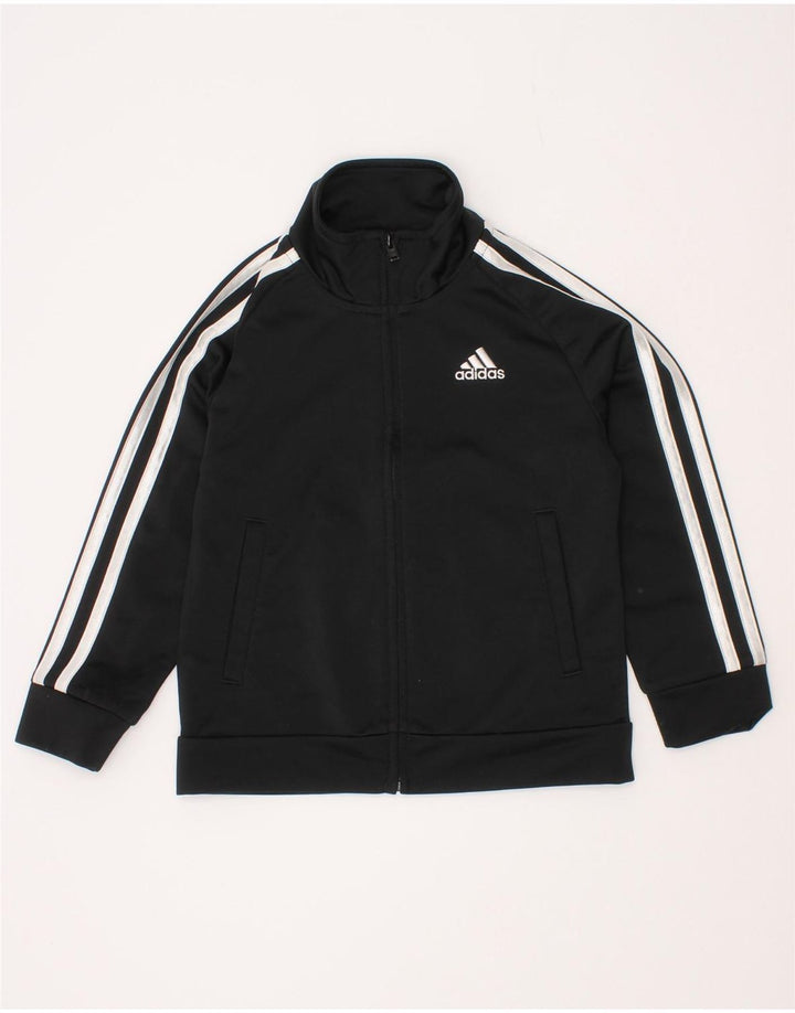 Casaco de treino Adidas Boys 2-3 anos preto poliéster