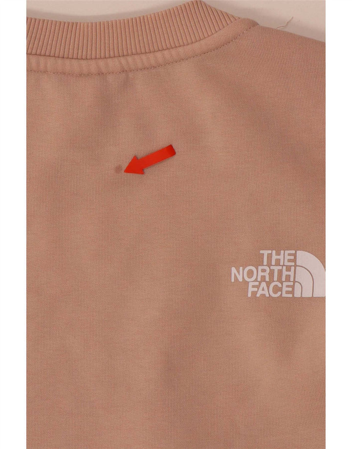 Moletom feminino The North Face com estampa oversized Reino Unido 10 pequeno rosa