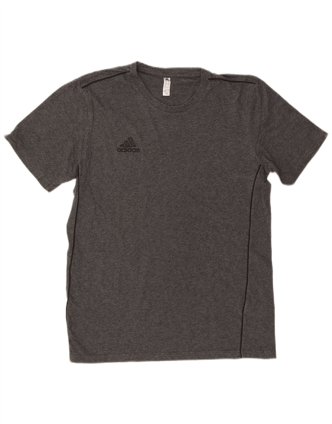 Camiseta masculina Adidas Top cinza médio algodão