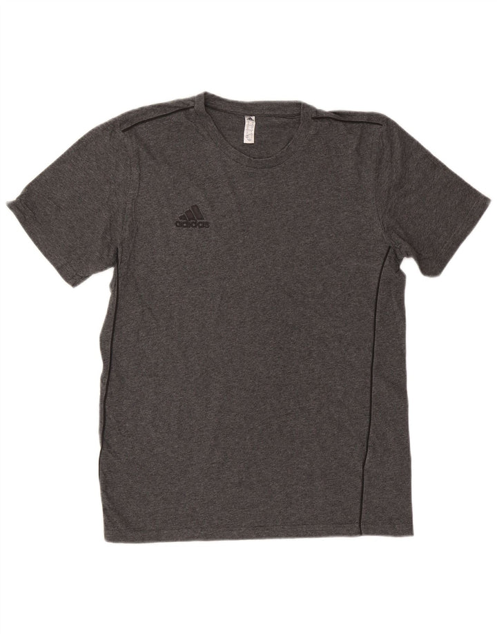 Camiseta masculina Adidas Top cinza médio algodão