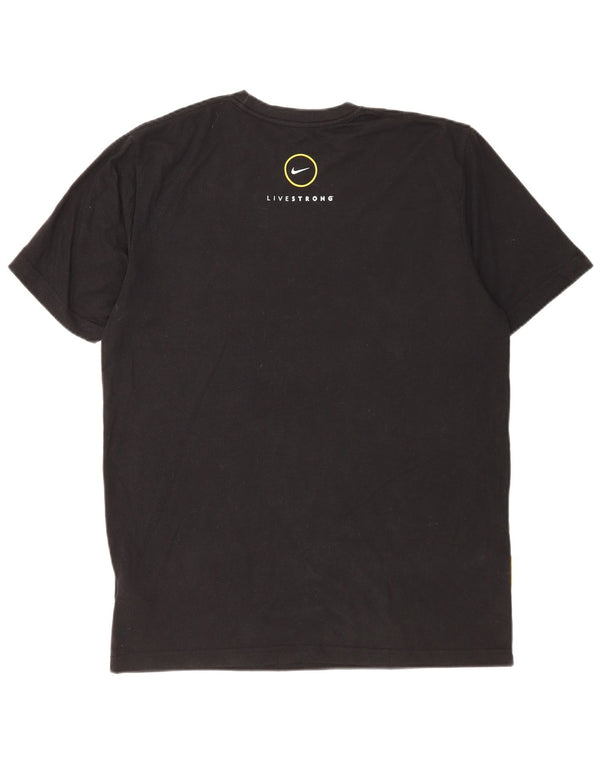 Camiseta Nike Masculina Dri Fit Top Grande Preto Colorblock Poliéster