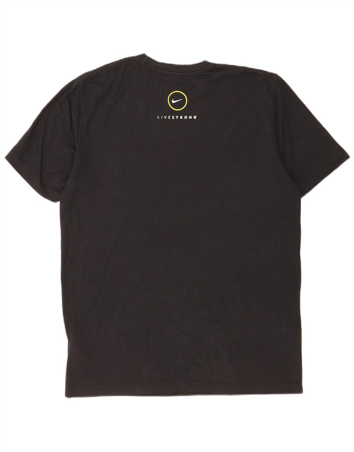 Camiseta Nike Masculina Dri Fit Top Grande Preto Colorblock Poliéster