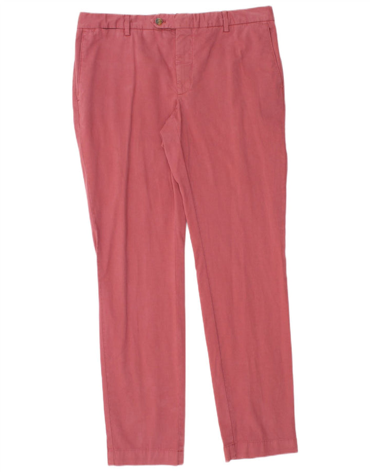 Calça masculina Hackett Slim Suit W33 L31 algodão rosa