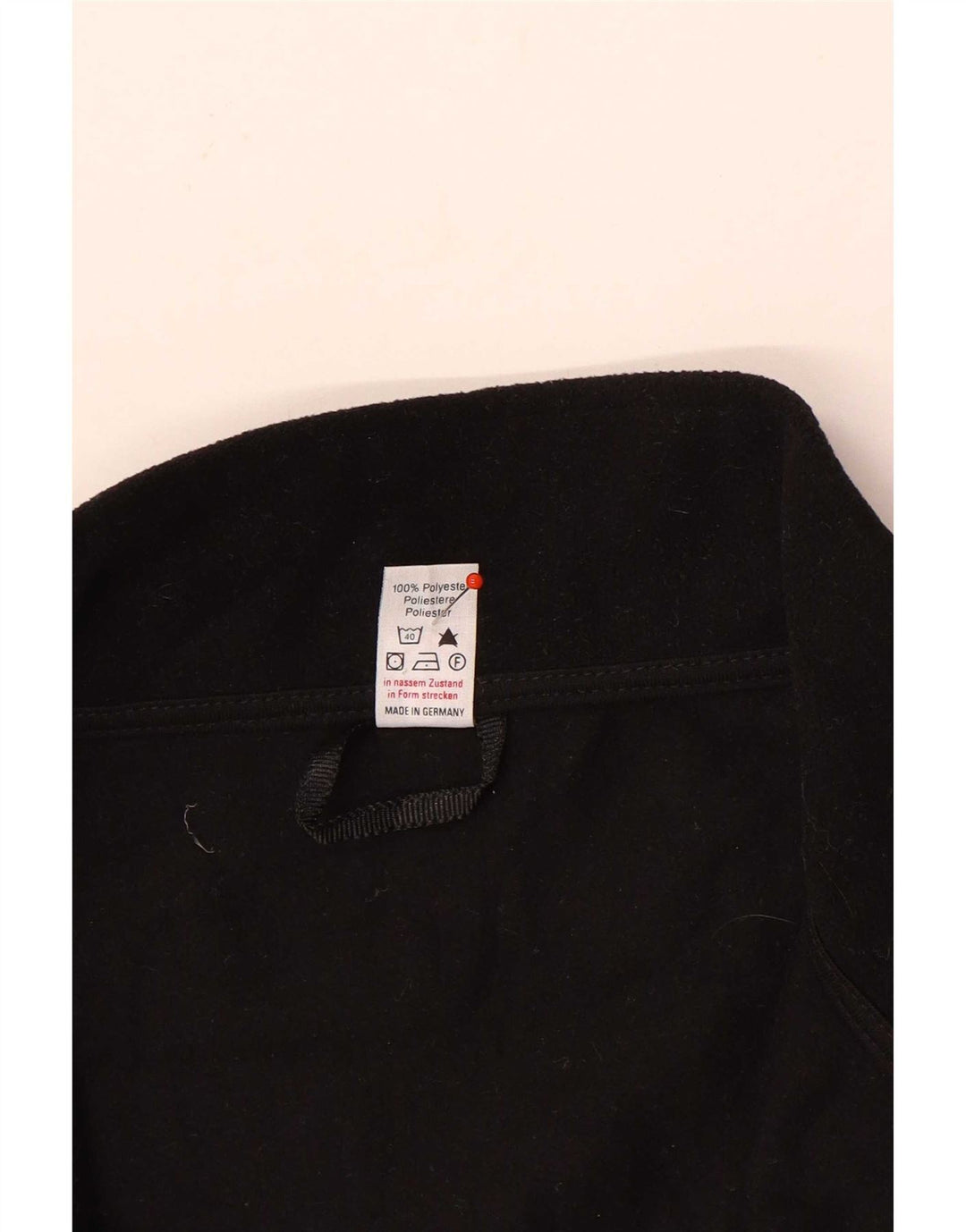 Trigema Womens Fleece Gilet UK 14 Médio Preto Poliéster