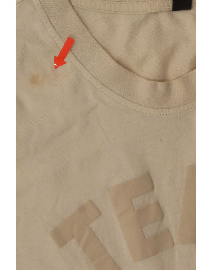 Camiseta Adidas Masculina Graphic Top Grande Bege