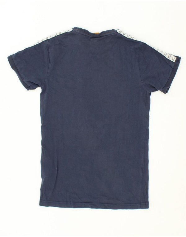 Camiseta masculina ELLESSE XS azul marinho algodão colorblock