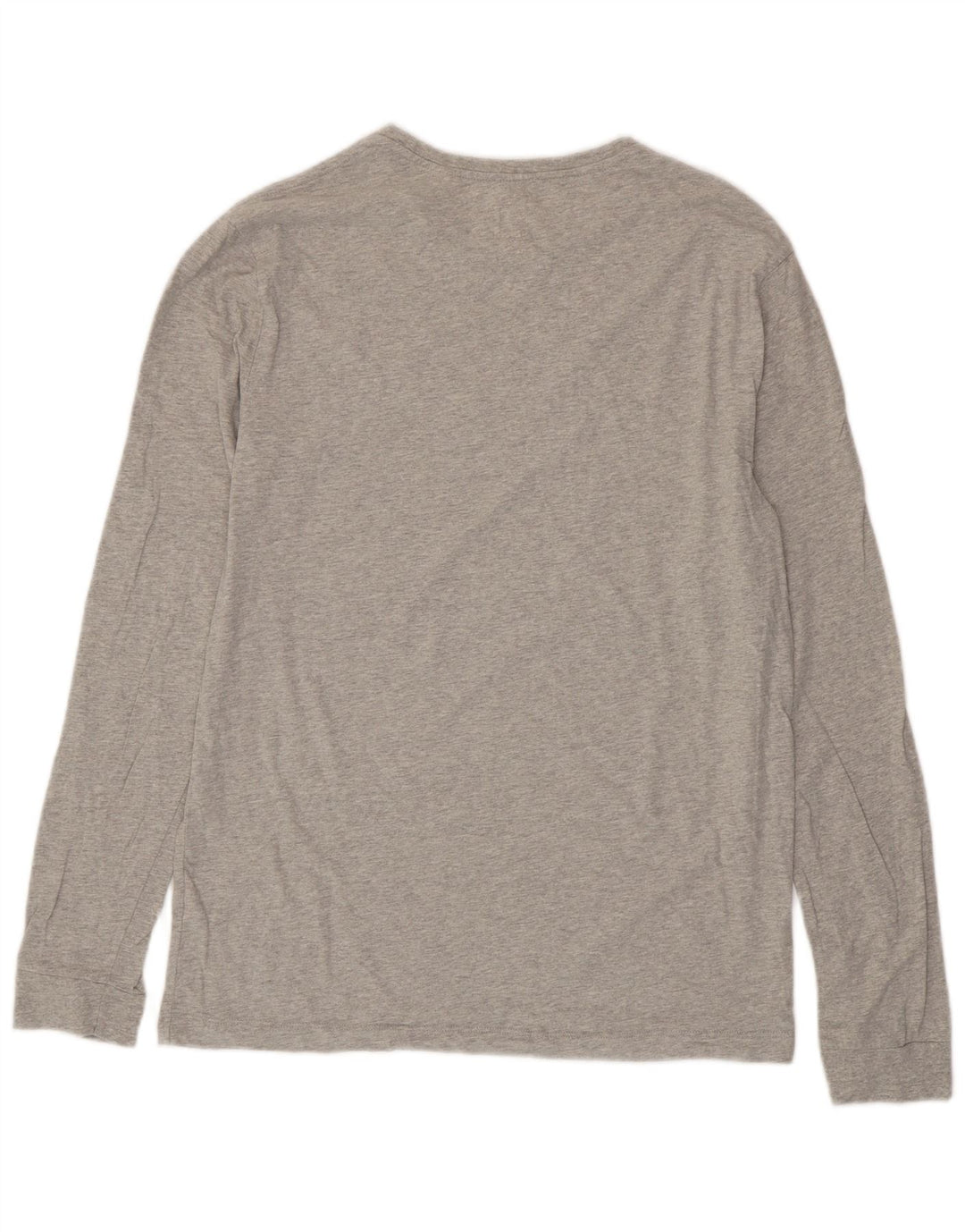 JACK WILLS Top masculino de manga comprida de algodão cinza médio