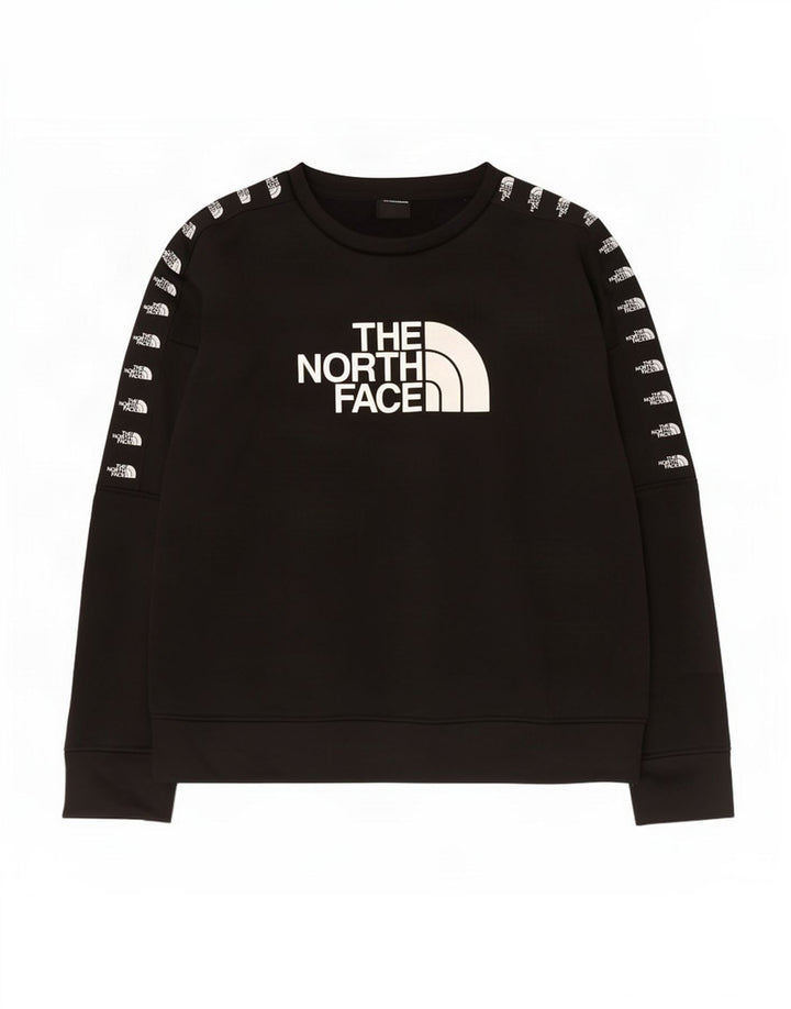 Suéter gráfico feminino The North Face UK 16 grande poliéster preto