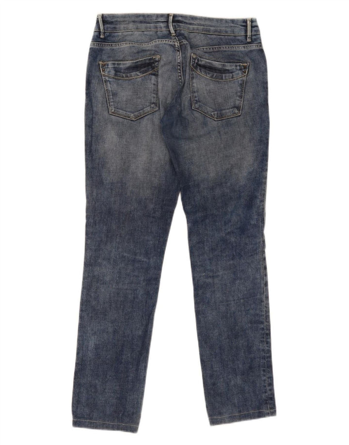 Jeans slim feminino Massimo Dutti W28 L29 azul algodão