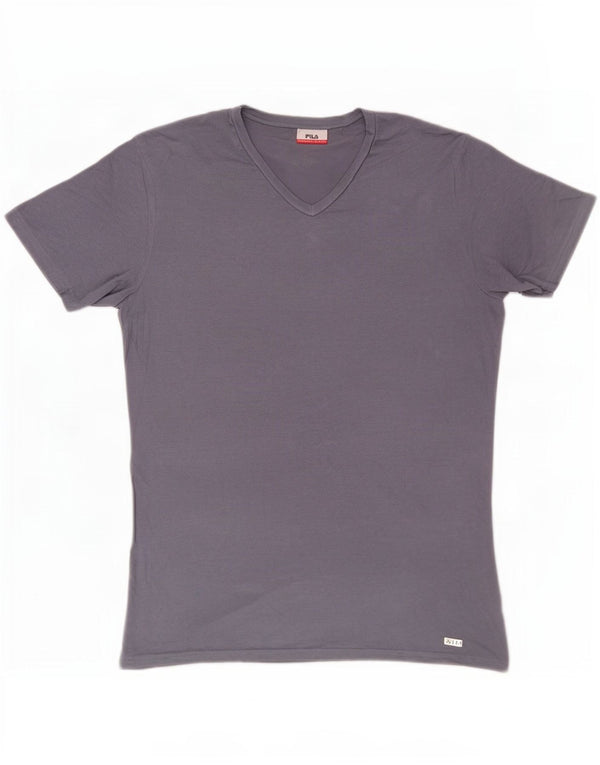 Fila Camiseta Masculina Top Grande Cinza Modal