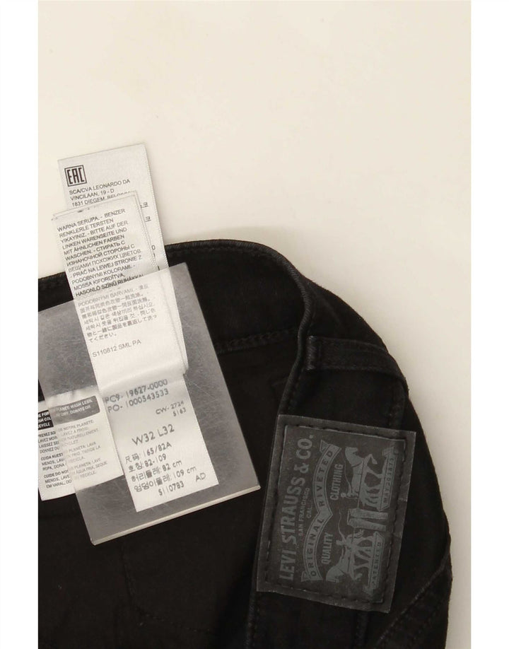 Calça jeans feminina Levi's 312 Shaping Slim W32 L32 algodão preto