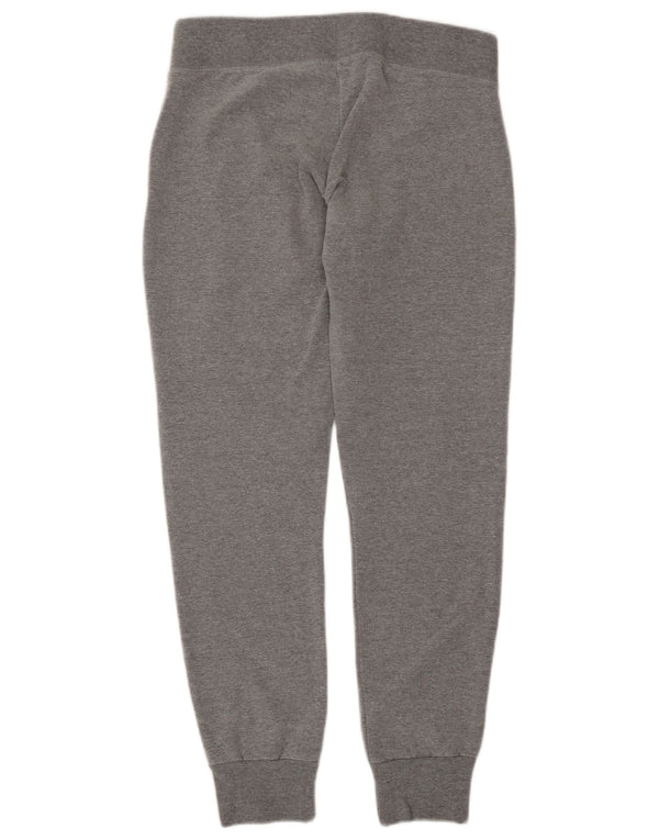 Calça de treino feminina Converse Joggers UK 10 pequeno algodão manchado cinza