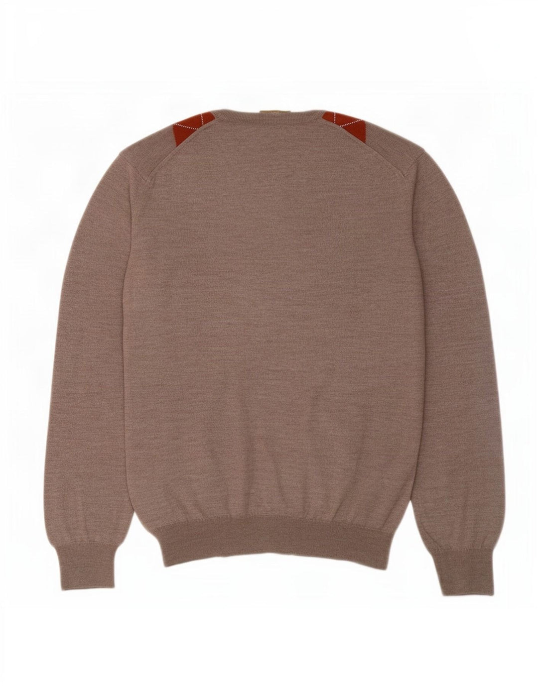 Suéter masculino Conbipel com decote em V XL cinza Argyle/lã diamante