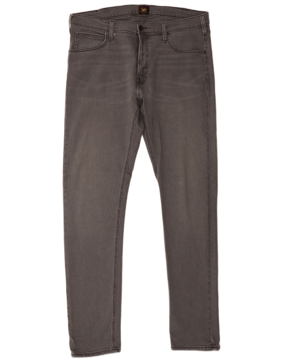 Lee Mens Luke Slim Jeans W36 L34 Cinza Algodão