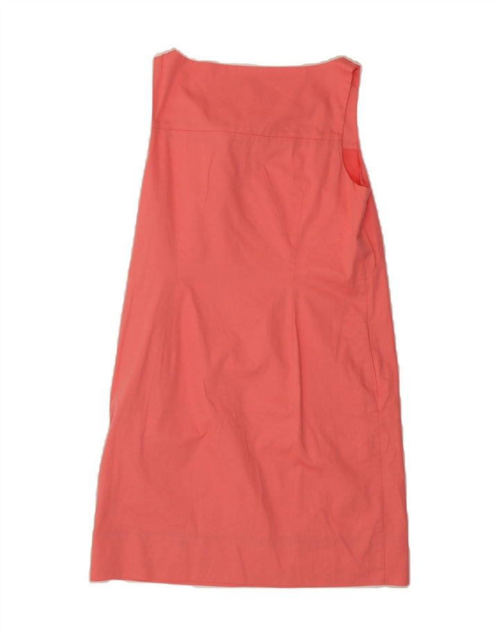 J. CREW Womens Sleeveless A-Line Dress US 10 Large Pink Cotton Vintage J. Crew and Second-Hand J. Crew from Messina Hembry 
