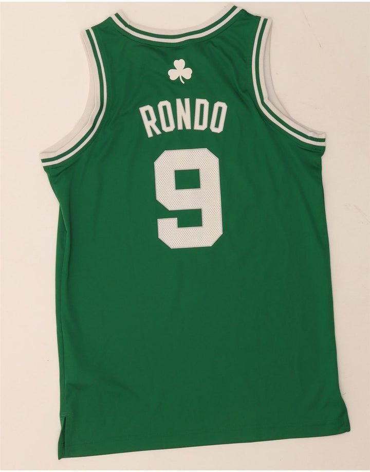 Top Adidas Boys Celtics Graphic Vest 13-14 Anos Verde Poliéster