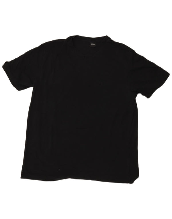 Camiseta masculina Hugo Boss Top 2XL algodão preto