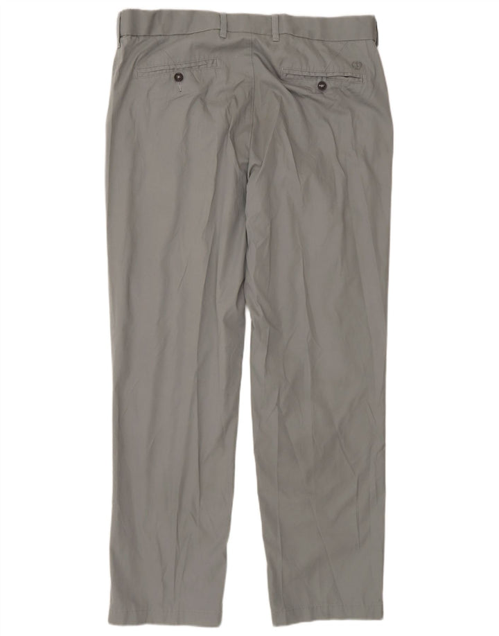 Calça Chino Regular Masculina Marks & Spencer W36 L31 Algodão Cinza