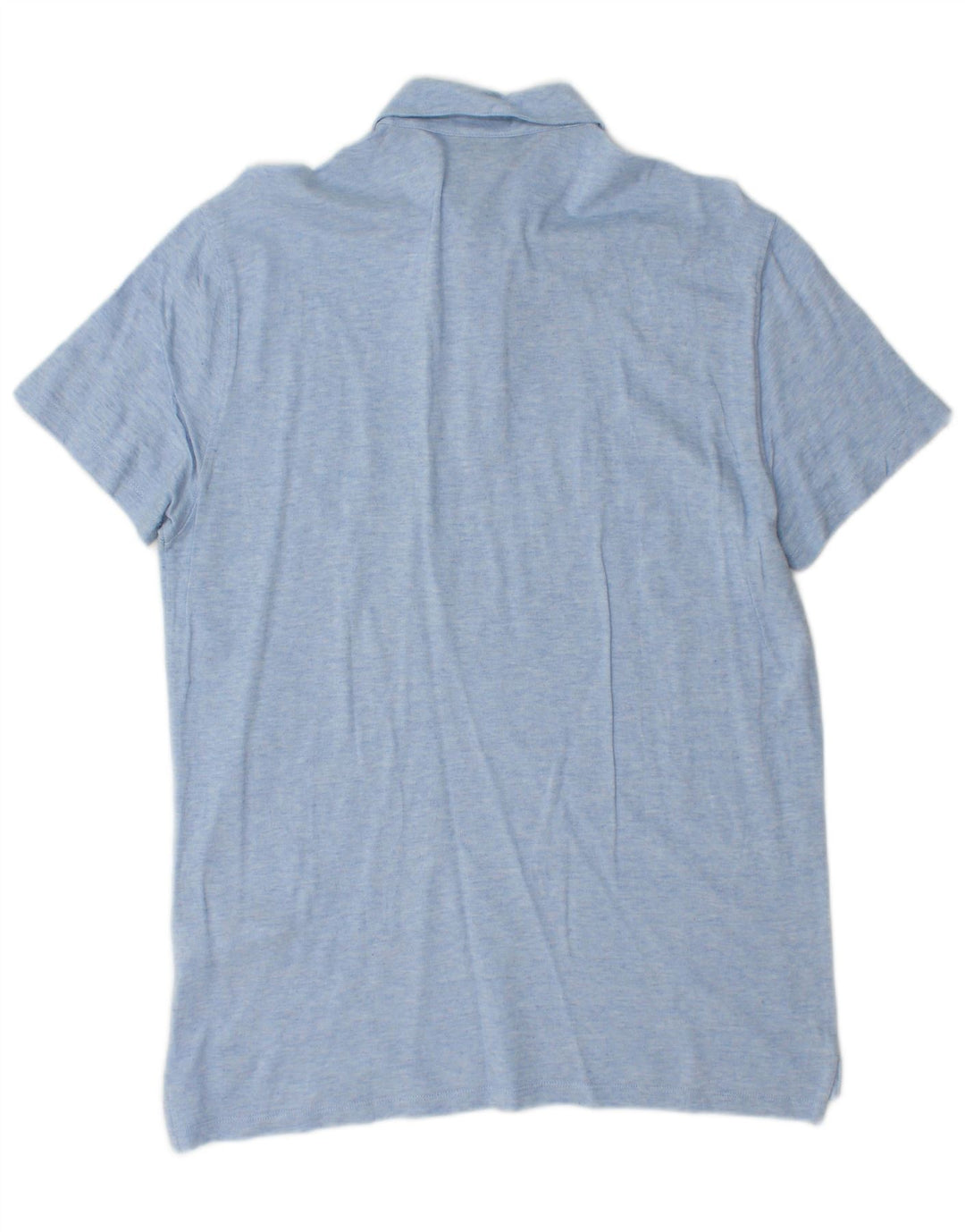 Camisa polo masculina MASSIMO DUTTI algodão azul médio