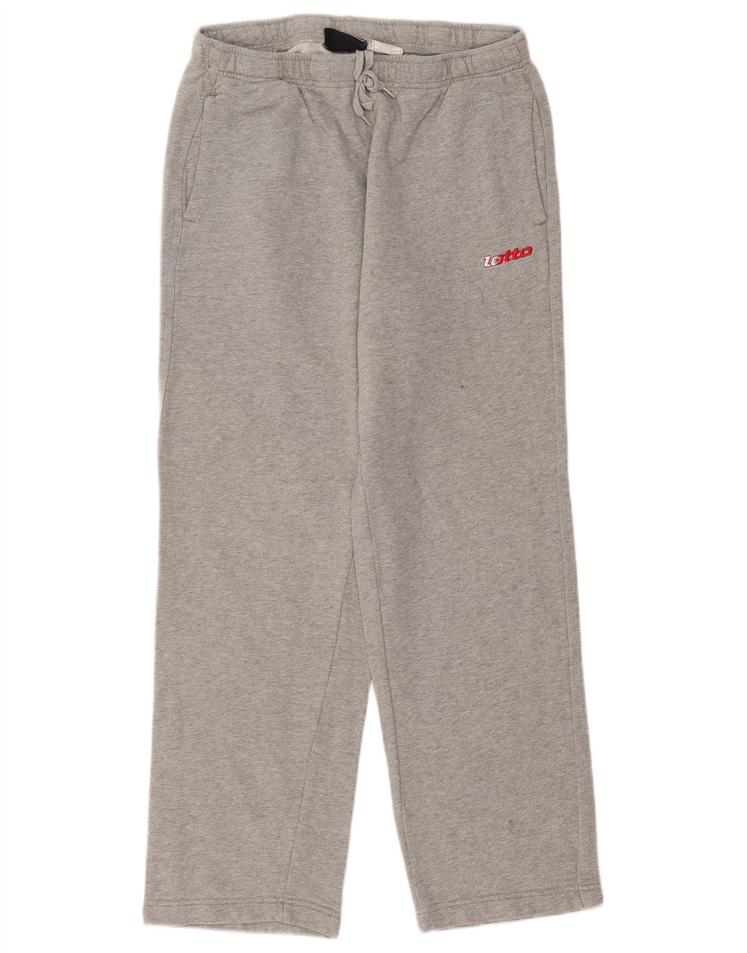 Calça de treino masculina Lotto algodão manchado cinza médio