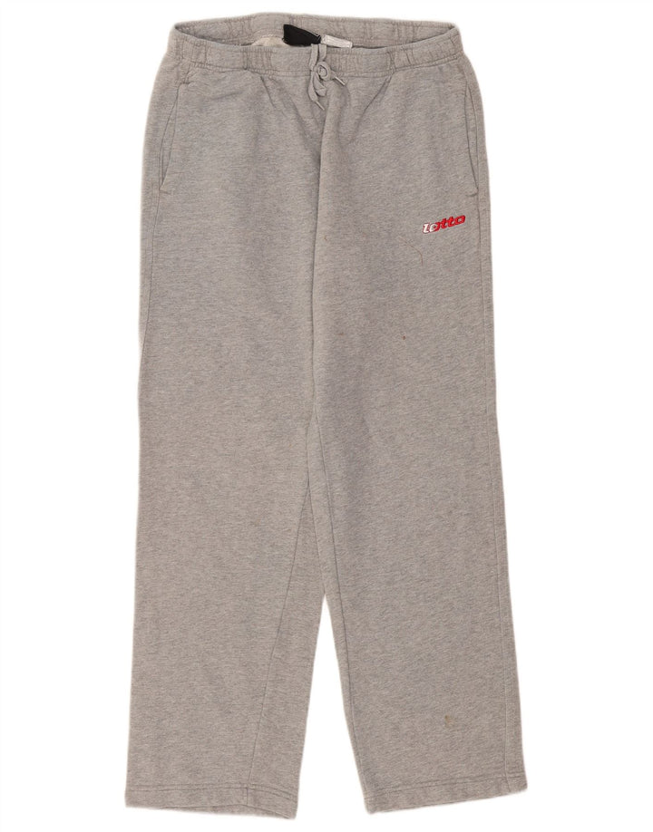 Calça de treino masculina Lotto algodão manchado cinza médio