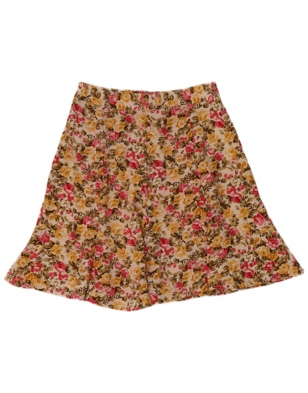 Saia feminina Tracy Evans em linha A W28 rayon floral médio multicolorido