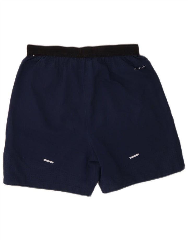 Shorts esportivos Nike Boys Dri Fit 13-14 anos azul marinho poliéster